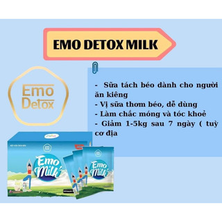 Emoslim detox - bột sữa bò tách béo hỗ trợ giảm 2-4 kg 7 ngày