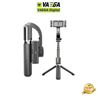 [ VAEGA ] Tay Cầm Chống Rung Điện Tử Gimbal Q08 Có Bluetooth -Có Chân Đỡ Tự Đứng - Kéo Dài Tới 86cm