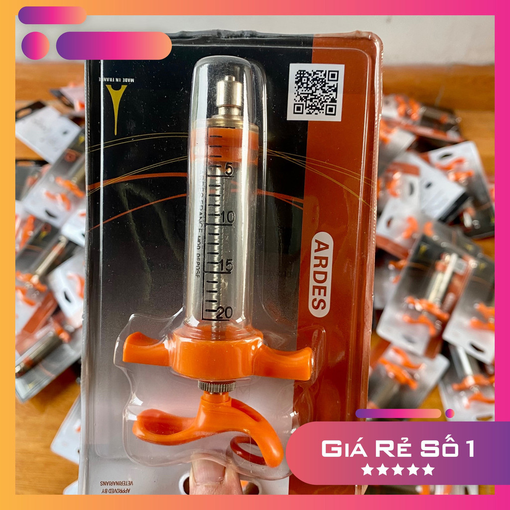 Xi Lanh  ARDES, Xi lanh Thú Y, Xilanh Tiêm Lợn, Tiêm Gia Súc 10ml và 20ml