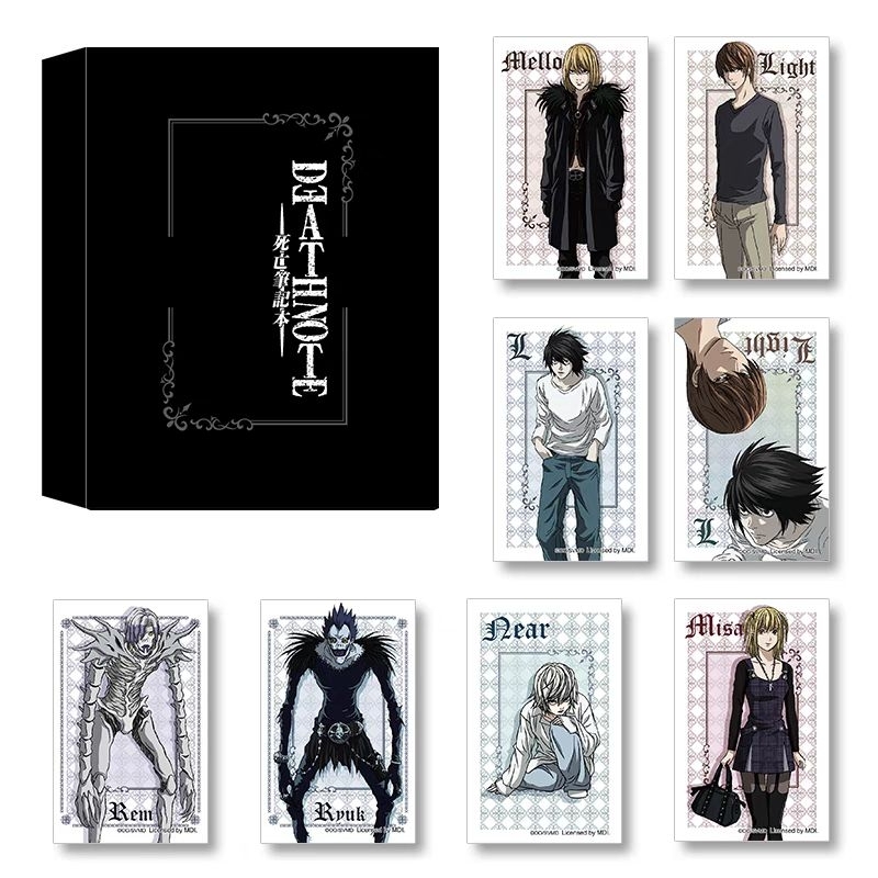 Hộp sưu tầm 8 Card Death Note PVC