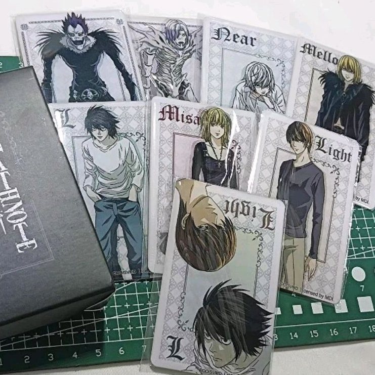 Hộp sưu tầm 8 Card Death Note PVC