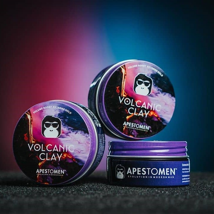 Sáp vuốt tóc nam Apestomen Volcanic Clay 80gr cho tóc mỏng đến dày- Wax for men
