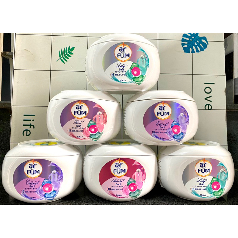 Viên giặt xả arFUM 5in1 MỚI lưu hương lâu tới 16 tuần