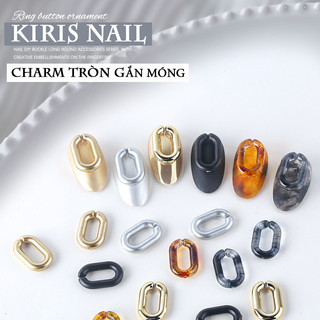 Charm tròn gắn móng 1 charm- SET11