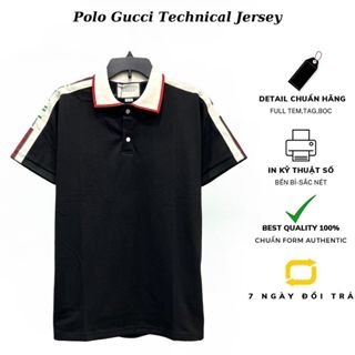 Áo polo GC phối viền phản quang nam nữ cao cấp Áo Polo phối viền phản quang vải cá sấu mới nhất