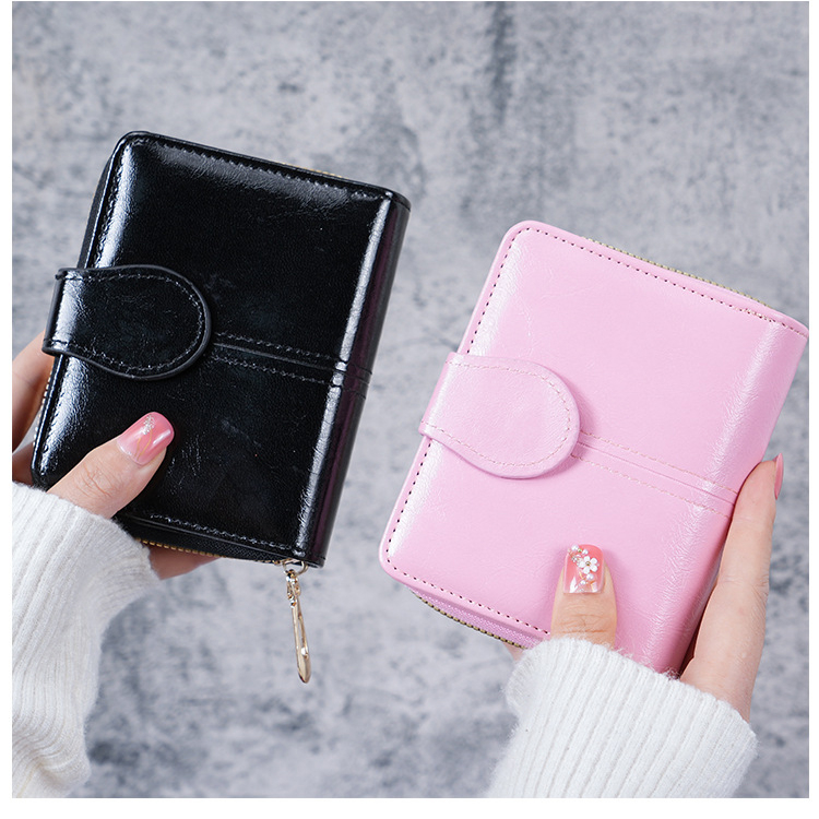 Ví Nữ Cầm Tay Phong Cách Retro Có Khóa Bấm Chắc Chắn VNF832