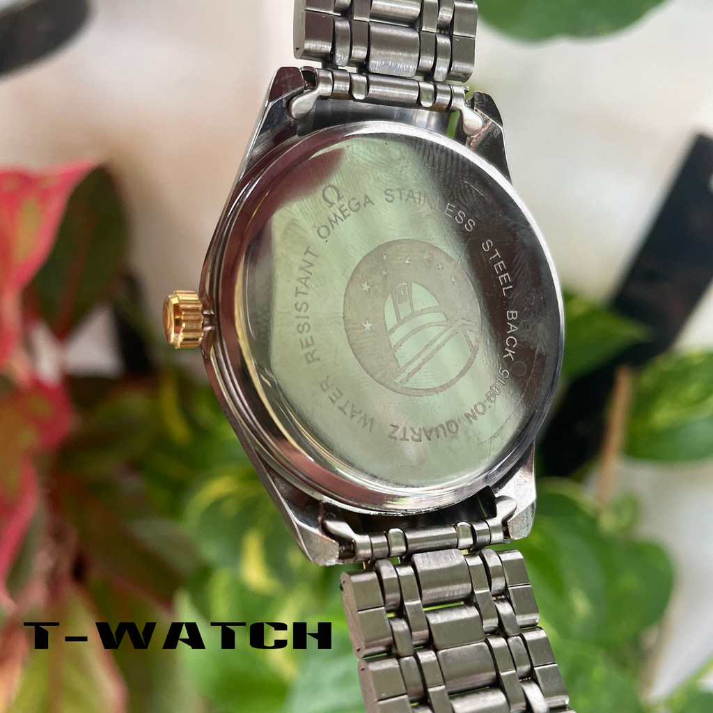 Đồng hồ nam OM24 size 40mm chống xước khóa bướm kim trôi - Hình Thật