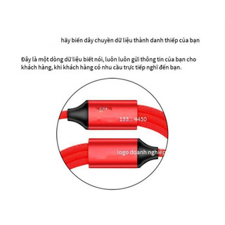 Cáp Sạc 3 Đầu Dây Dù Dây Dài 1.2m