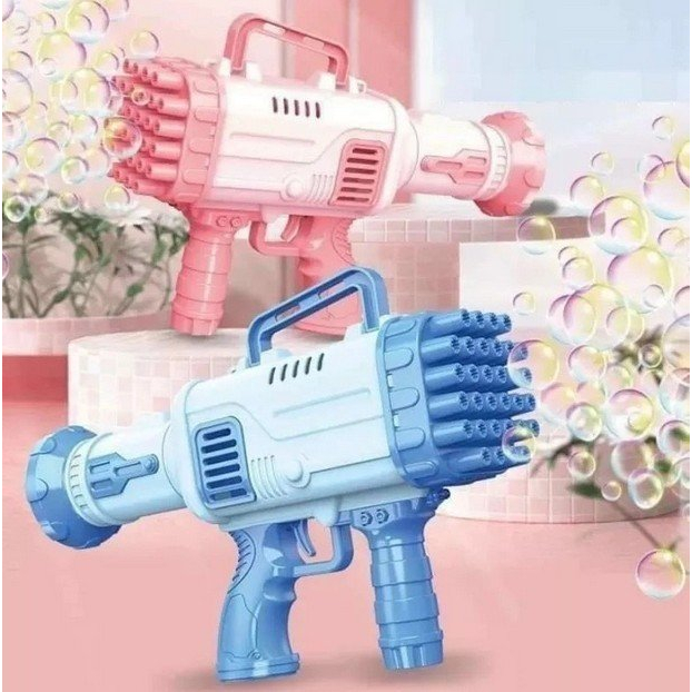 Đồ Chơi Ban Bong Bóng 32 Nòng Vui Nhộn Kèm Lọ Xà Phòng