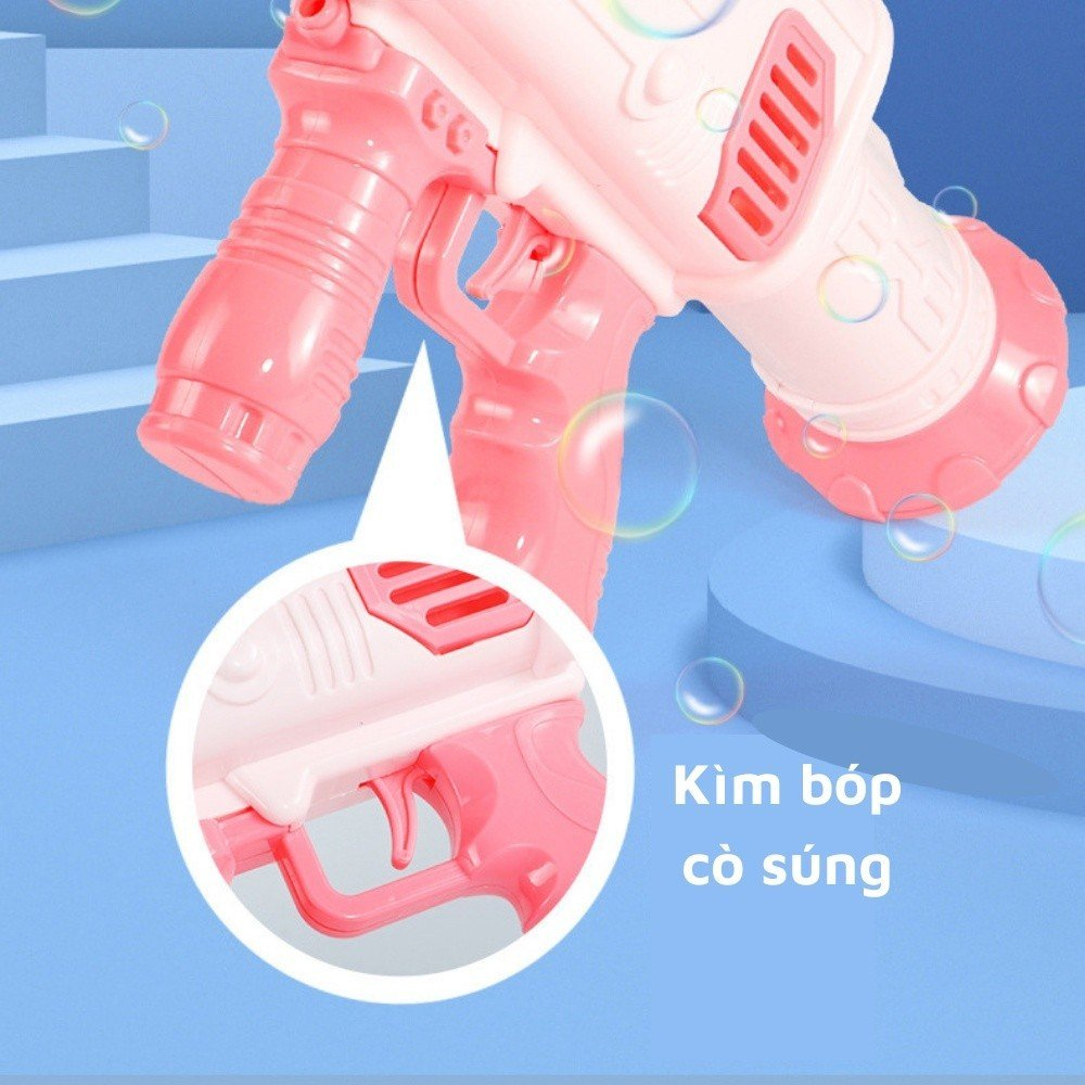 Đồ Chơi Ban Bong Bóng 32 Nòng Vui Nhộn Kèm Lọ Xà Phòng