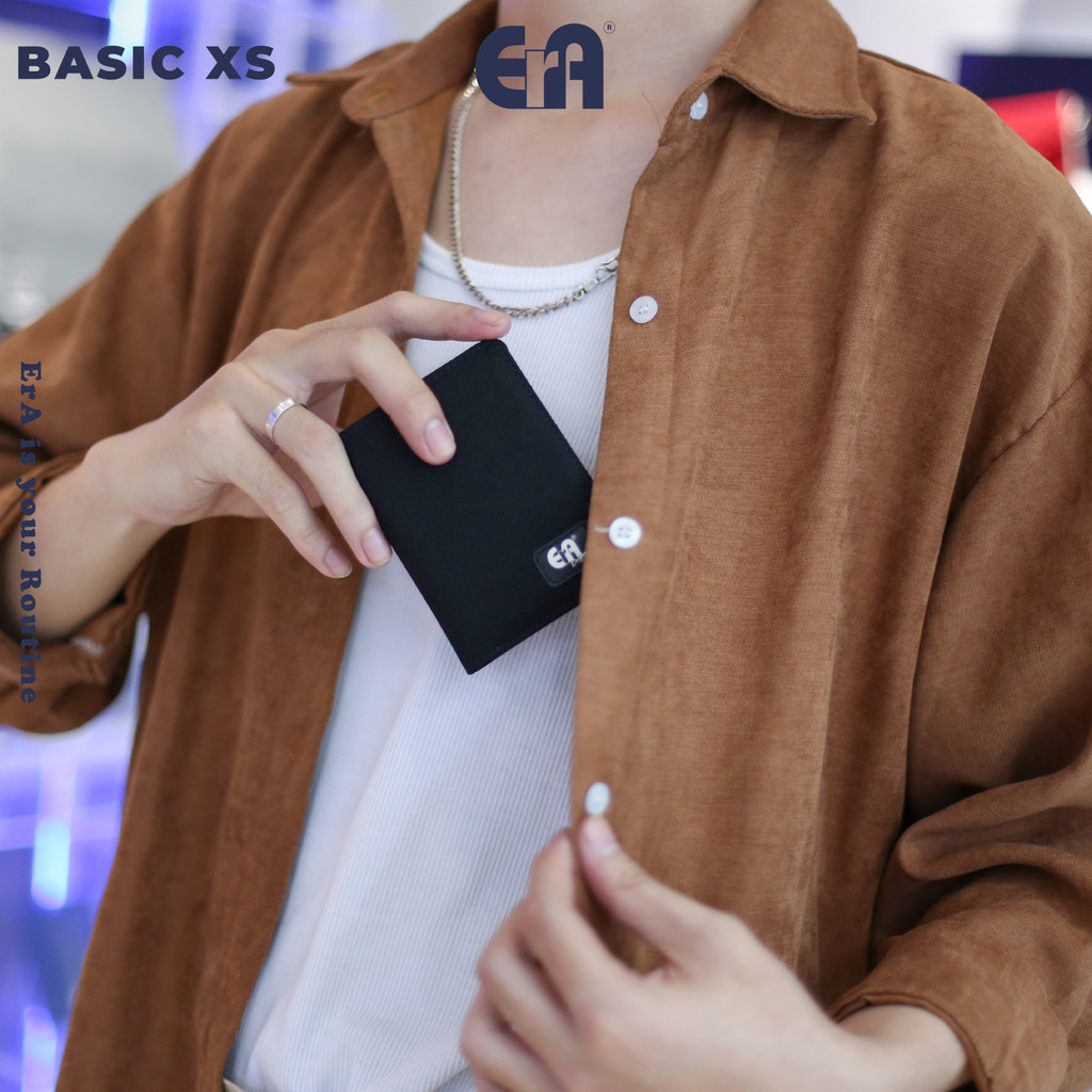Ví Vải Mini Gập Đôi Dáng Đứng Basic XS - Chất Liệu Canvas Chống Thấm Nước Cao Cấp - Thương Hiệu ErA Original | BigBuy360 - bigbuy360.vn