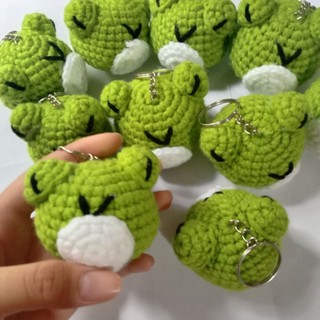 MÓC KHOÁ ẾCH LEN HANDMADE