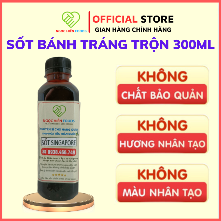 Sốt bánh tráng trộn siêu ngon tuyệt đỉnh, ăn là ghiền, NGỌC HIỂN FOODS