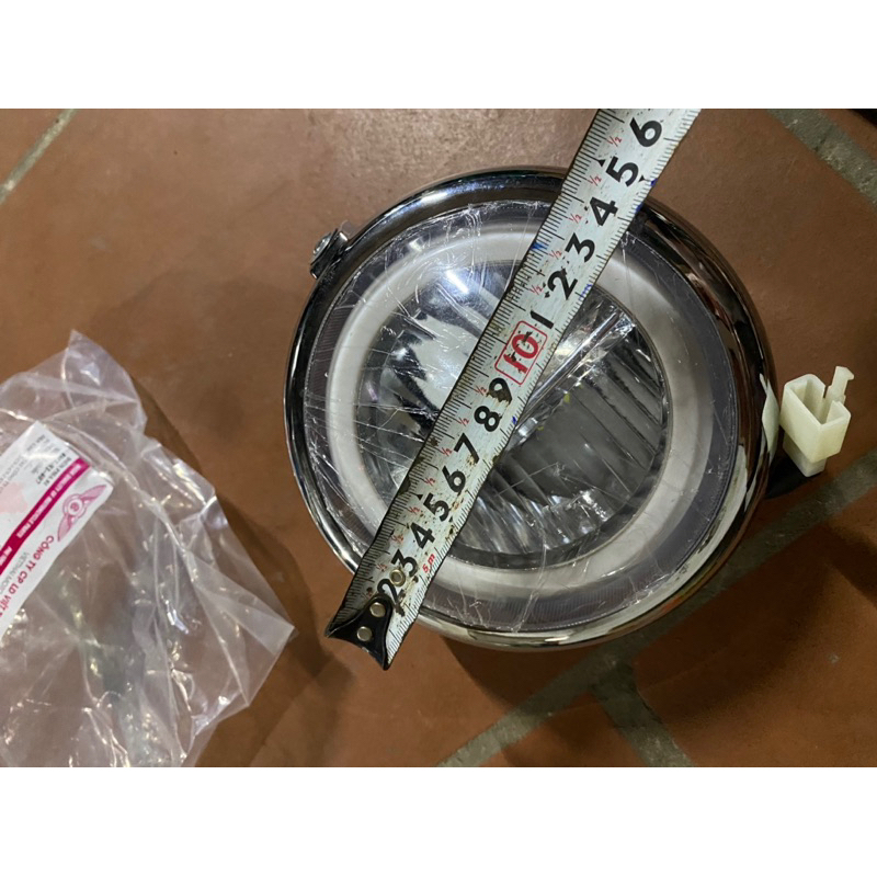 Pha đèn lét 2 tầng xe máy cúp kiểng đời mới chạy điện 12v