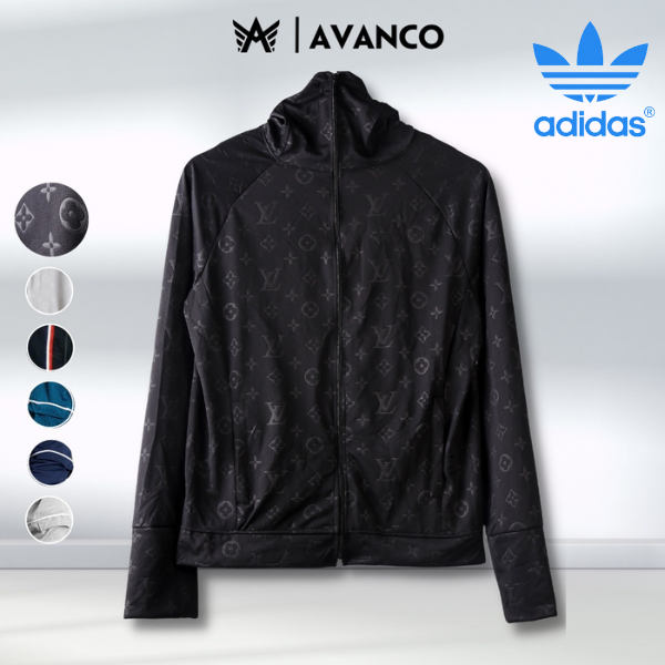 Áo Khoác bomber Thể Thao Adidas đỏ đô 3 Sọc Nam - Nữ Thun Poly - Luna shop - Coke shop