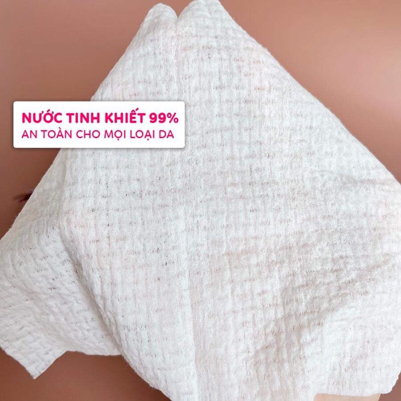 Combo 5 gói khăn ướt nhiệt đới Mamamy Tropical 90 tờ có nắp