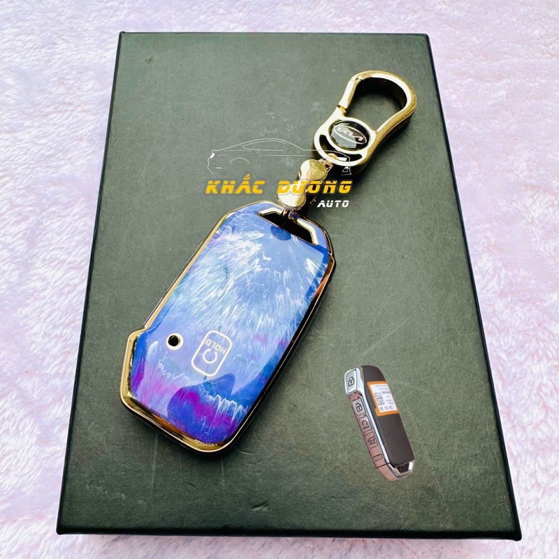 Ốp chìa khoá KIA K3 - K5 - SPORTAGE - CERATO vân đá hoa cương sang trọng