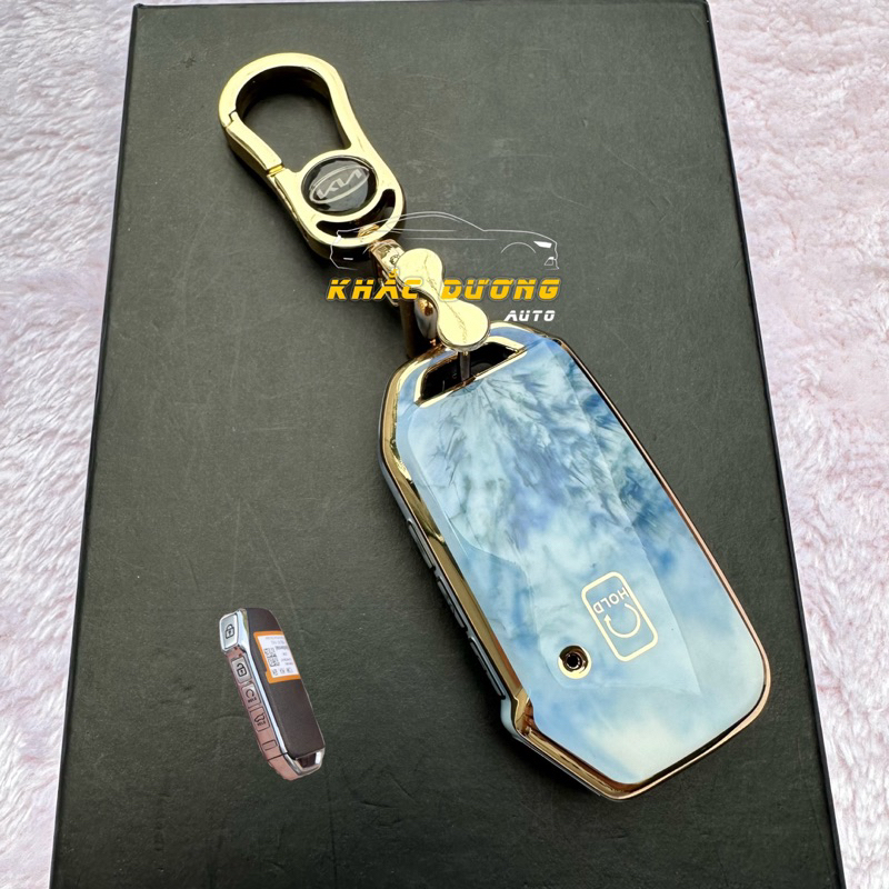 Ốp chìa khoá KIA K3 - K5 - SPORTAGE - CERATO vân đá hoa cương sang trọng