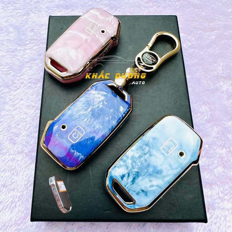 Ốp chìa khoá KIA K3 - K5 - SPORTAGE - CERATO vân đá hoa cương sang trọng