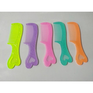 💝💝Set 10 Lược NHỎ, CÁN TIM, bỏ bóp (dài 12cm)