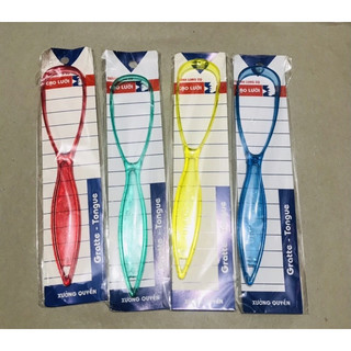 Set 2 cây cạo lưỡi cán nhựa bóng