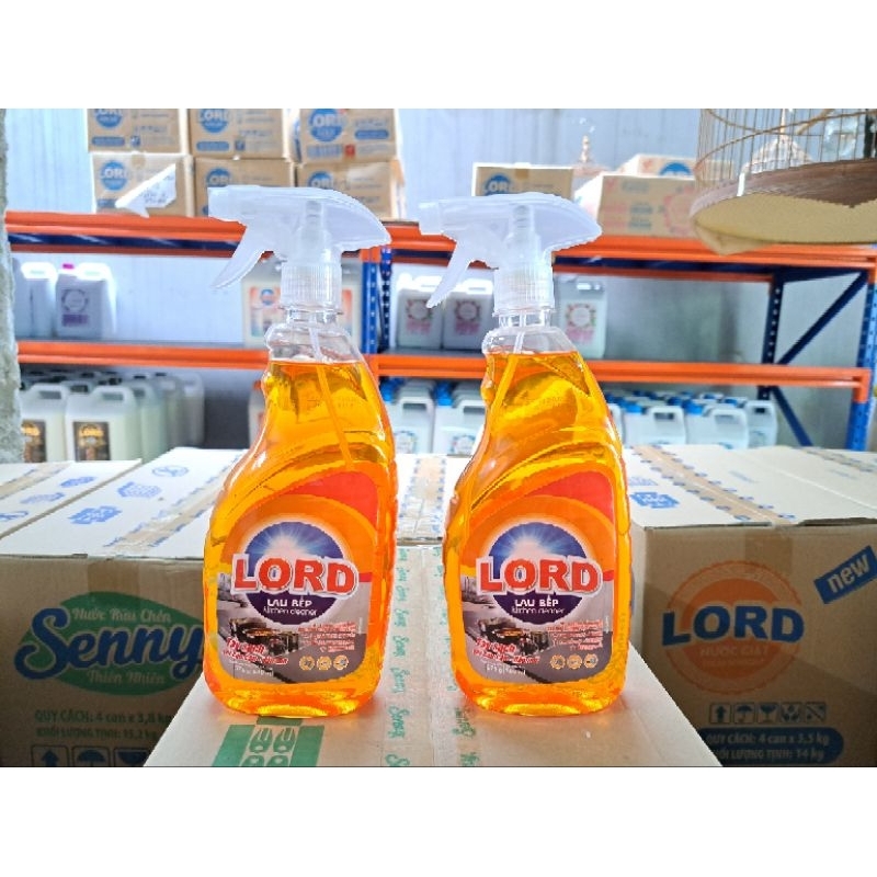 Nước lau bếp lord 500ml diệt khuẩn khử dầu mỡ hiệu quả