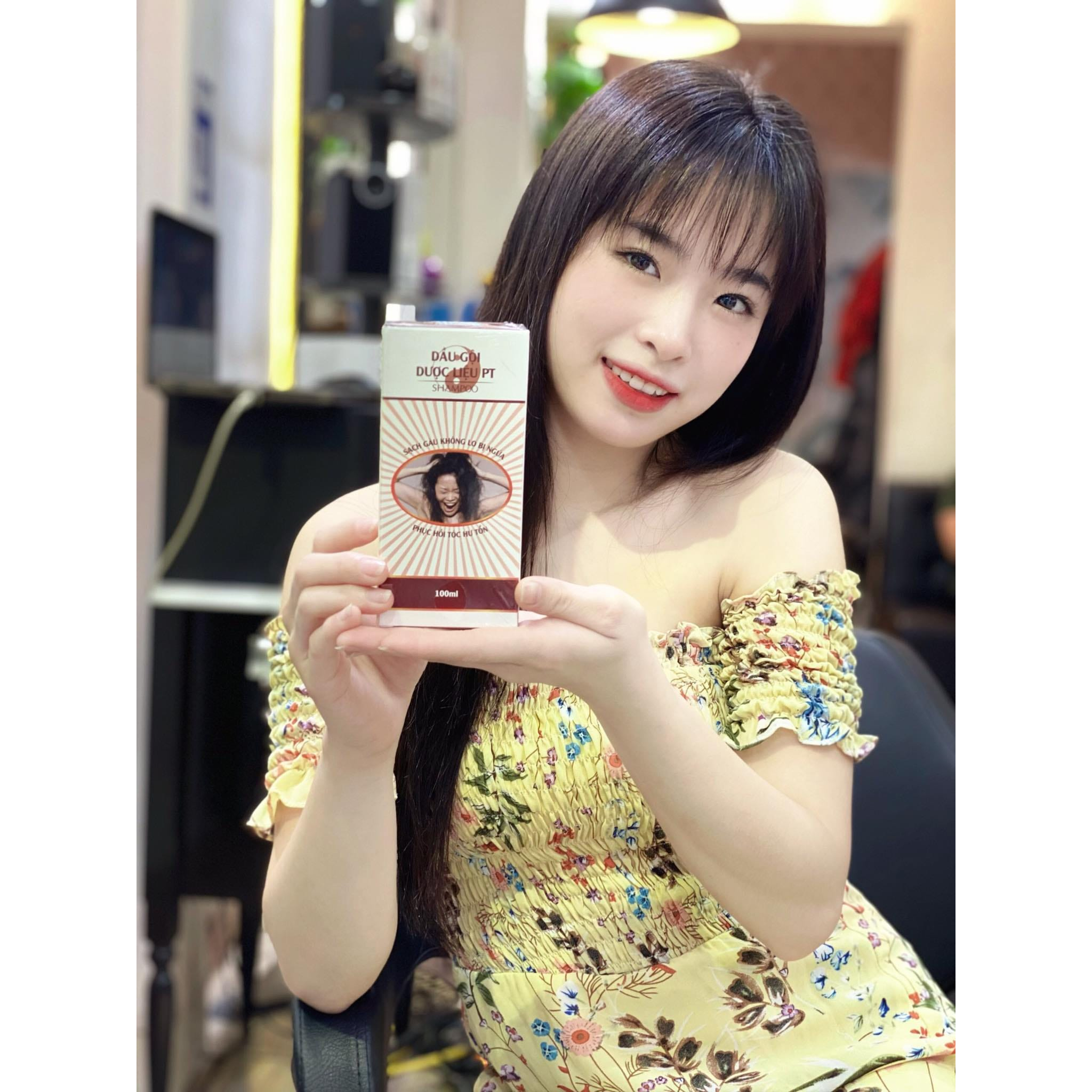 DẦU GỘI DƯỢC LIỆU PT 100ml sạch gầu không lo bị ngứa