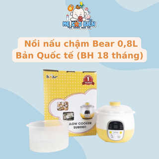 Nồi nấu cháo chậm bear 0,8l sube001