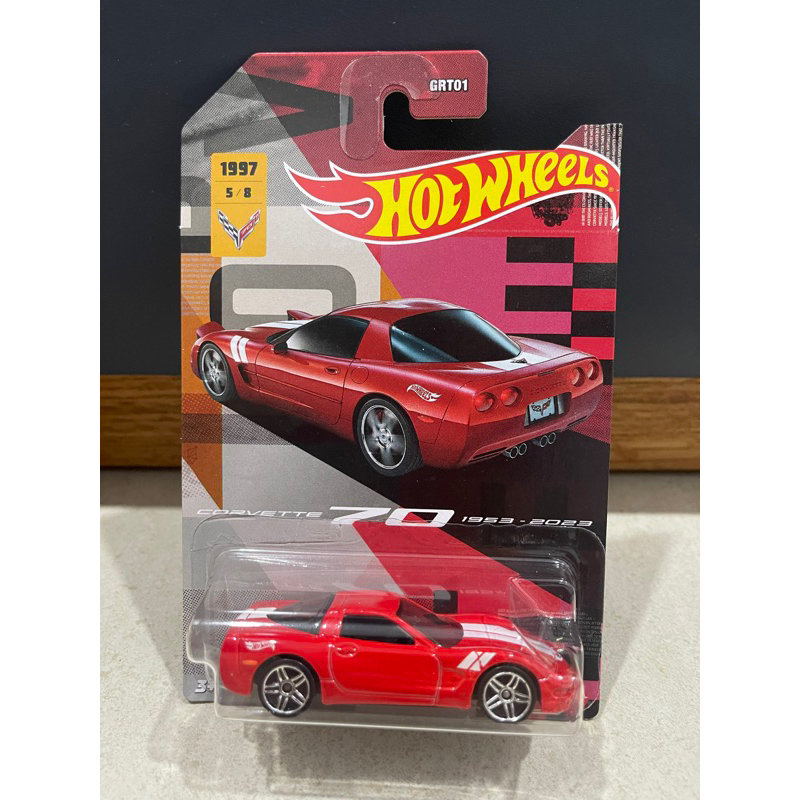 Xe mô hình đồ chơi Hotwheels 1:64 - CORVETTE 70 (1953-2023) - '97 Corvette
