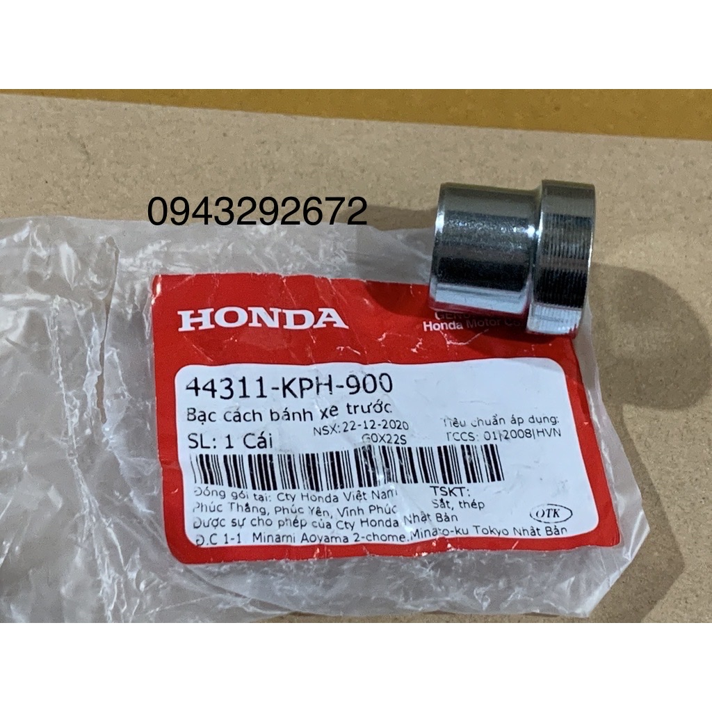 Bạc cách bánh xe trước Future Neo, RSX 110 Honda
