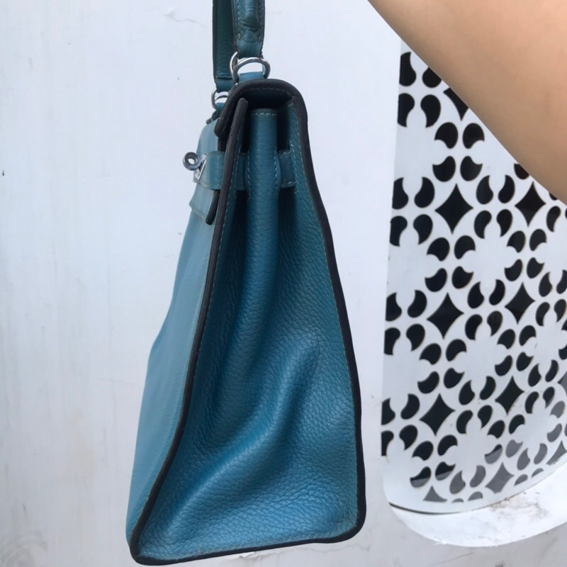 Túi Hm xanh bảng khâu tay s30 cm