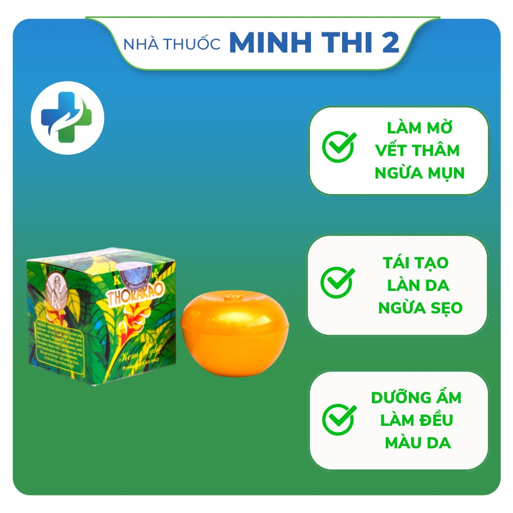 Kem nghệ THORAKAO - Làm mờ các vết thâm, sẹo, giúp tái tạo da HỘP 7G