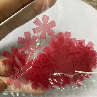 SÉT 50 CÁNH HOA GAI 3cm voan Hàn