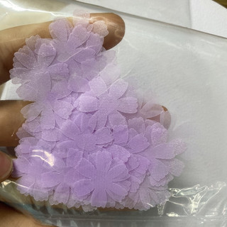 SÉT 50 CÁNH HOA GAI 3cm voan Hàn