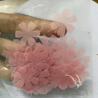 SÉT 50 CÁNH HOA GAI 3cm voan Hàn