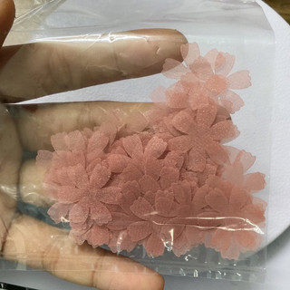 SÉT 50 CÁNH HOA GAI 3cm voan Hàn