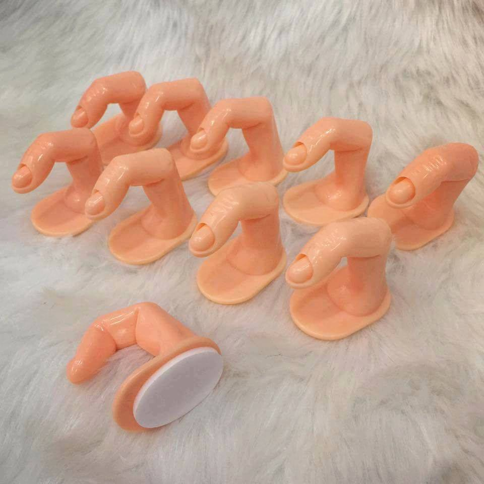 Ngón tay giả học làm nail, tập vẽ gel đắp móng chuyên dụng