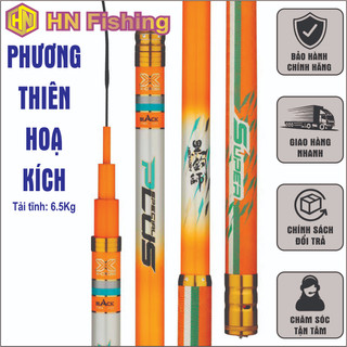 Cần câu tay Phương Thiên Hoạ Kích 6H Carbon xoắn. Cần câu đơn câu đài săn hàng. Đồ Câu Hoàng Nam