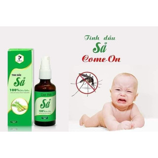 Tinh dầu sả java nguyên chất dạng xịt hữu cơ đuổi muỗi Come On 30ml và 50ml, hương thơm tự nhiên