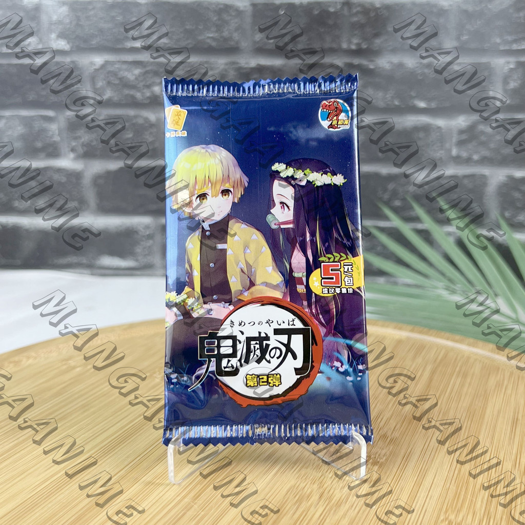 Set ảnh thẻ THANH GƯƠM DIỆT QUỶ KIMETSU NO YAIBA anime chibi sưu tập card xinh xắn