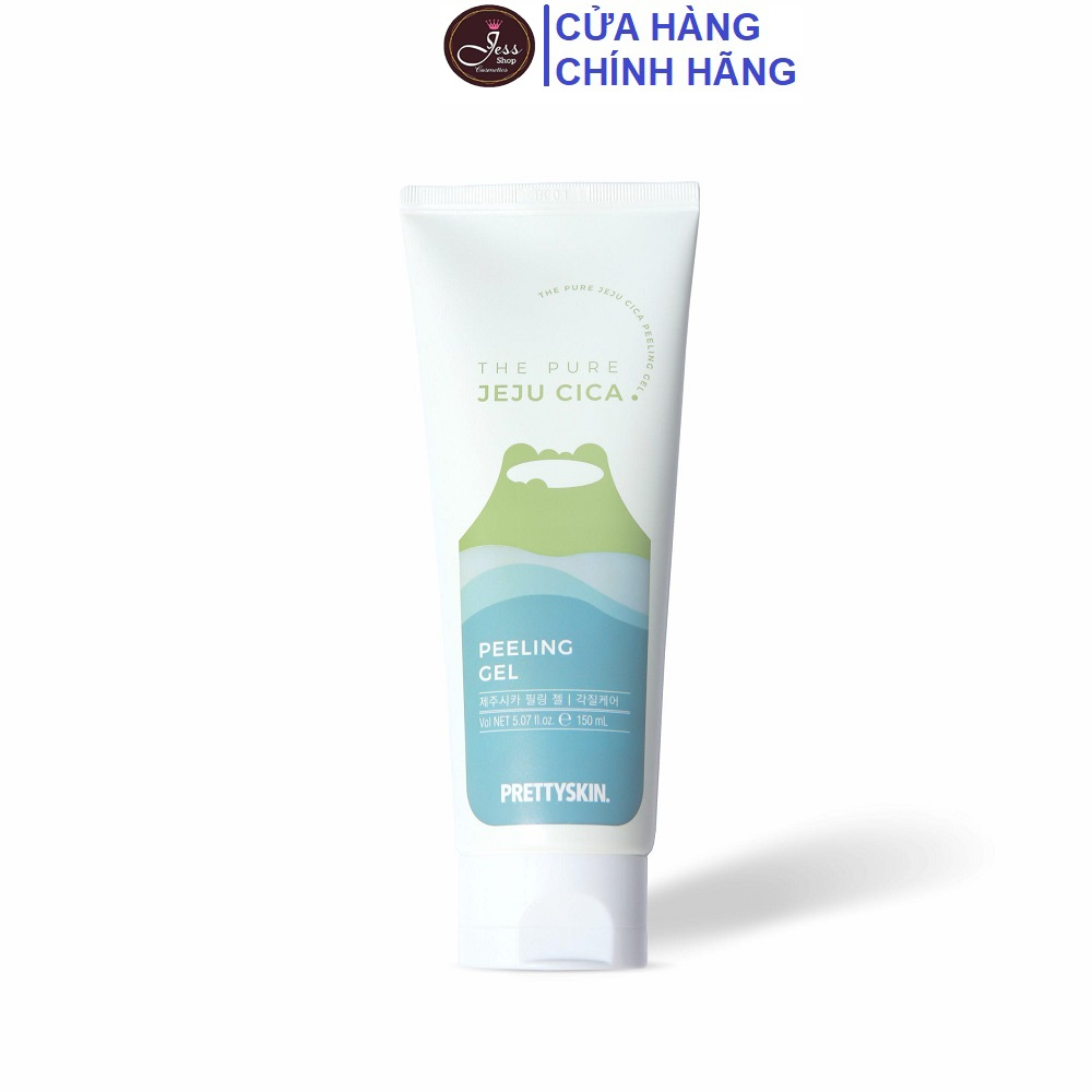 Tẩy Da Chết Rau Má Prettyskin The Pure Jeju Cica Peeling Gel 150ml