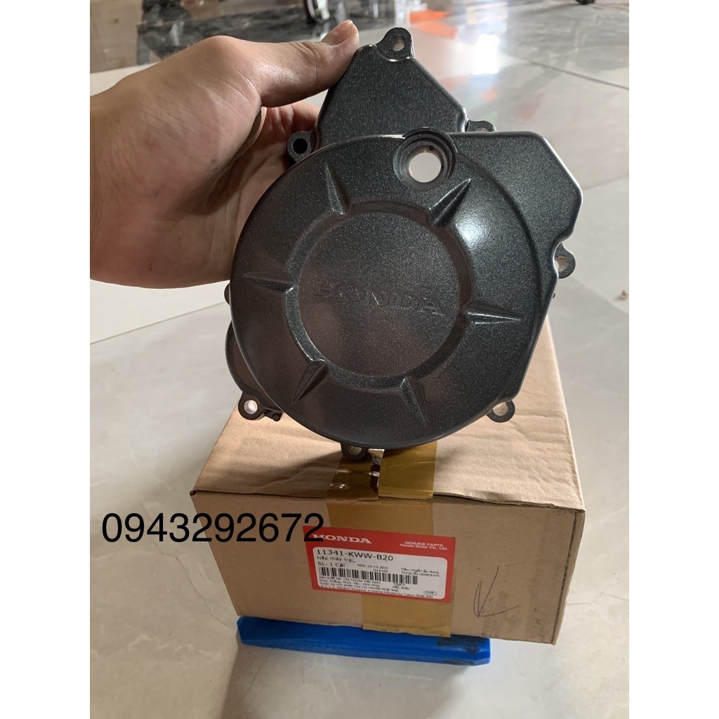 Nắp Máy Trái ( Lốc Điện ) Ws110 Màu Xám Honda ( 11341KWWB20 )