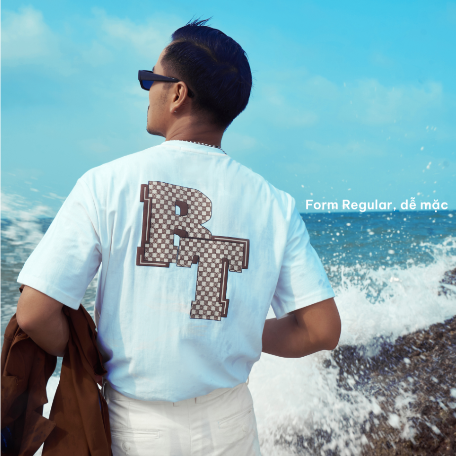 Áo thun nam cổ tròn BEN & TOD R1210BB192 vải cotton, trẻ trung, thanh lịch, đơn giản, basic, cao cấp