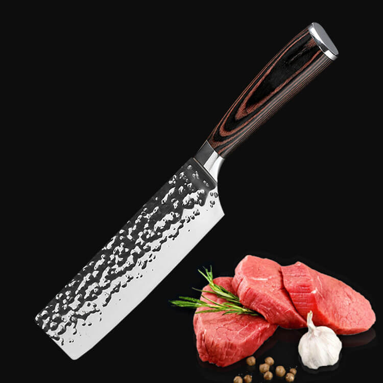 Dao bếp thái không rỉ cao cấp,mặt dao dập chìm hoa văn,giữ sắc bền, thiết kế nhật-TOPCOMSHOP hàng chính hãng-C30 DT122 T