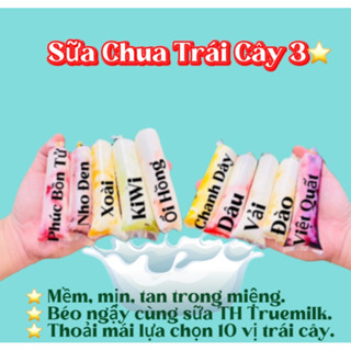 Sữa Chua Dẻo Sốt Trái Cây Mix 10 vị 3 Sao