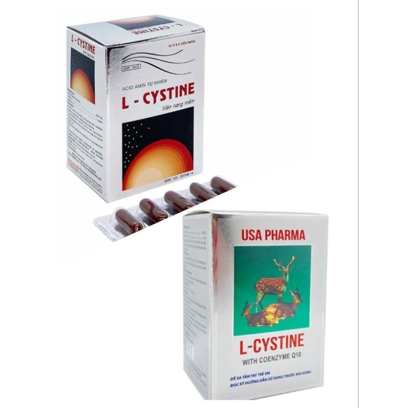 L- Cystine h60v móng, tóc chắc khoẻ, giảm nhờn
