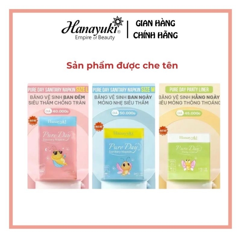[Chính Hãng] Băng Vệ Sinh Hanayuki ( Ngày, Đêm, Hàng Ngày)