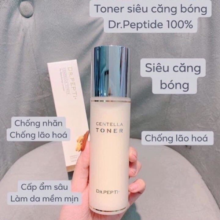 Nước Hoa Hồng Toner Dr.Pepti Centella Giúp Se Khít Lỗ Chân Lông, Dưỡng Da Căng Bóng Hàn Quốc 180ml | BigBuy360 - bigbuy360.vn