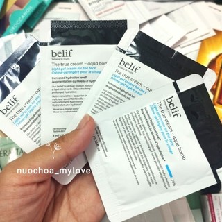 Sample kem dưỡng ẩm cao cấp Belif the true cream 3ml