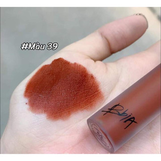 Son kem lì velvet lip tint – #39 feign longing – tone màu đỏ gạch